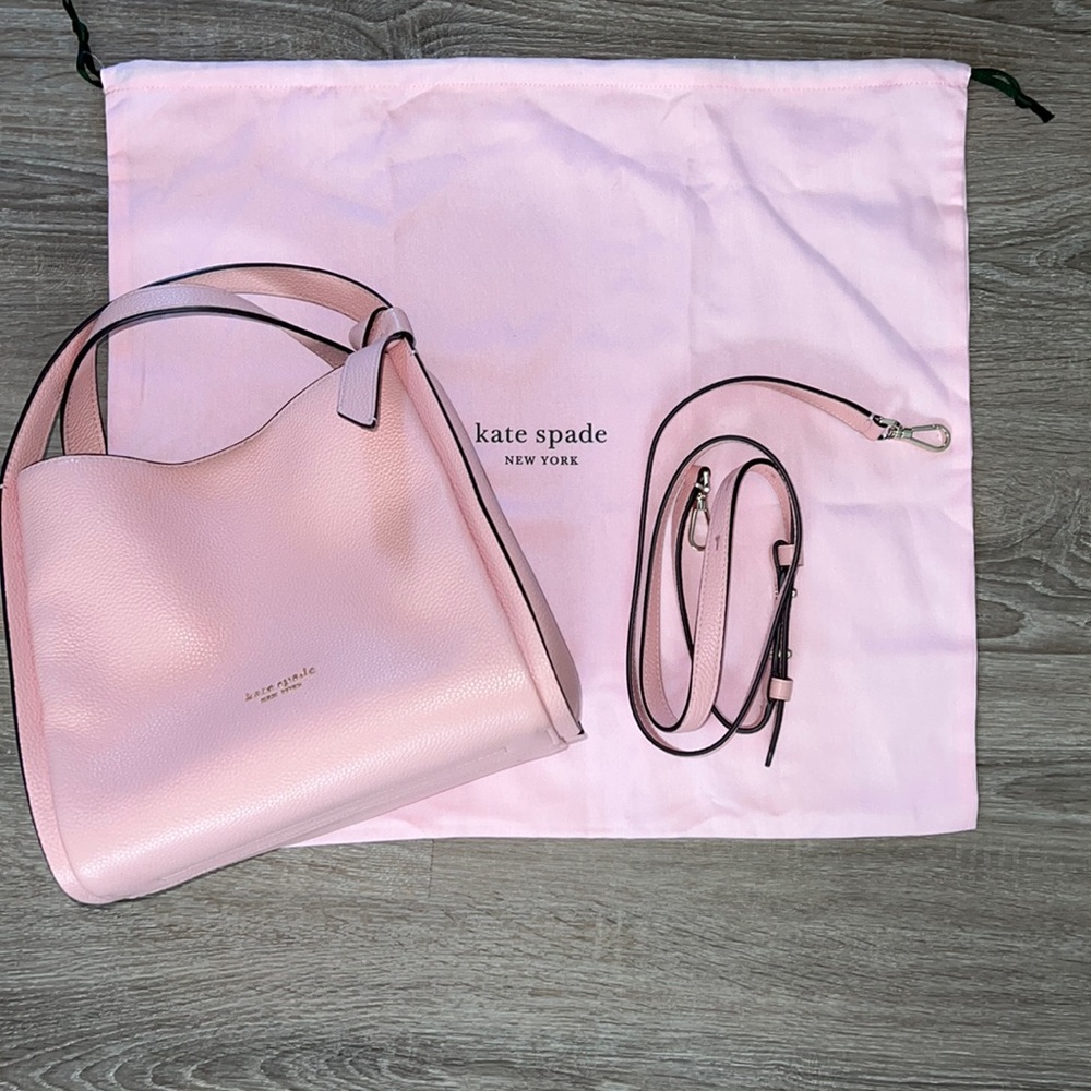 kate spade knott medium leather tote